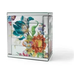 MacKenzie-Childs Flower Market Reflections Jewelry Armoire< Room Accents