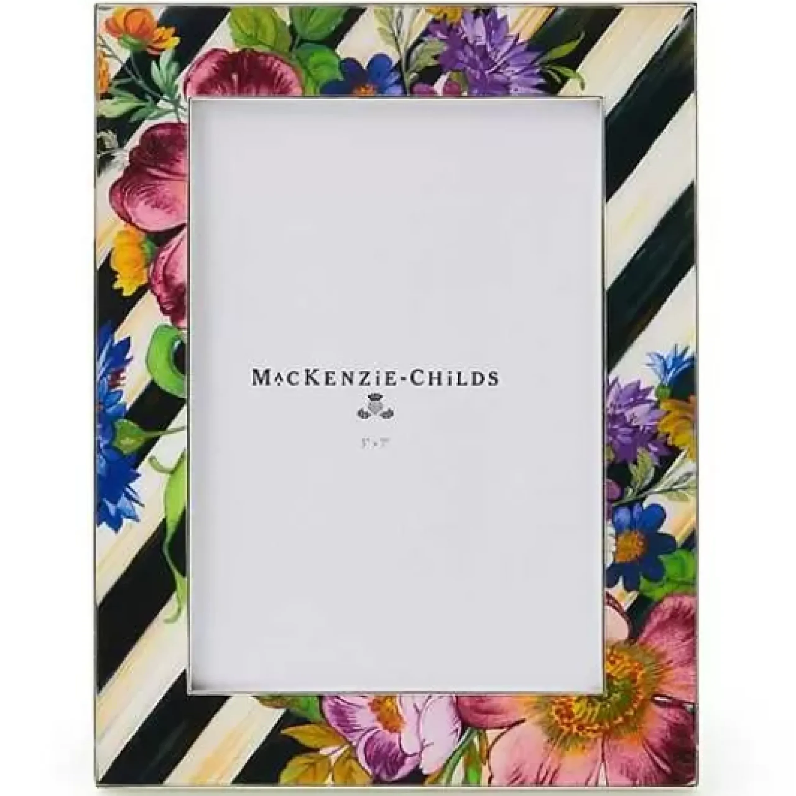 MacKenzie-Childs Flower Market Silver Plated 5x7 Frame< Room Accents