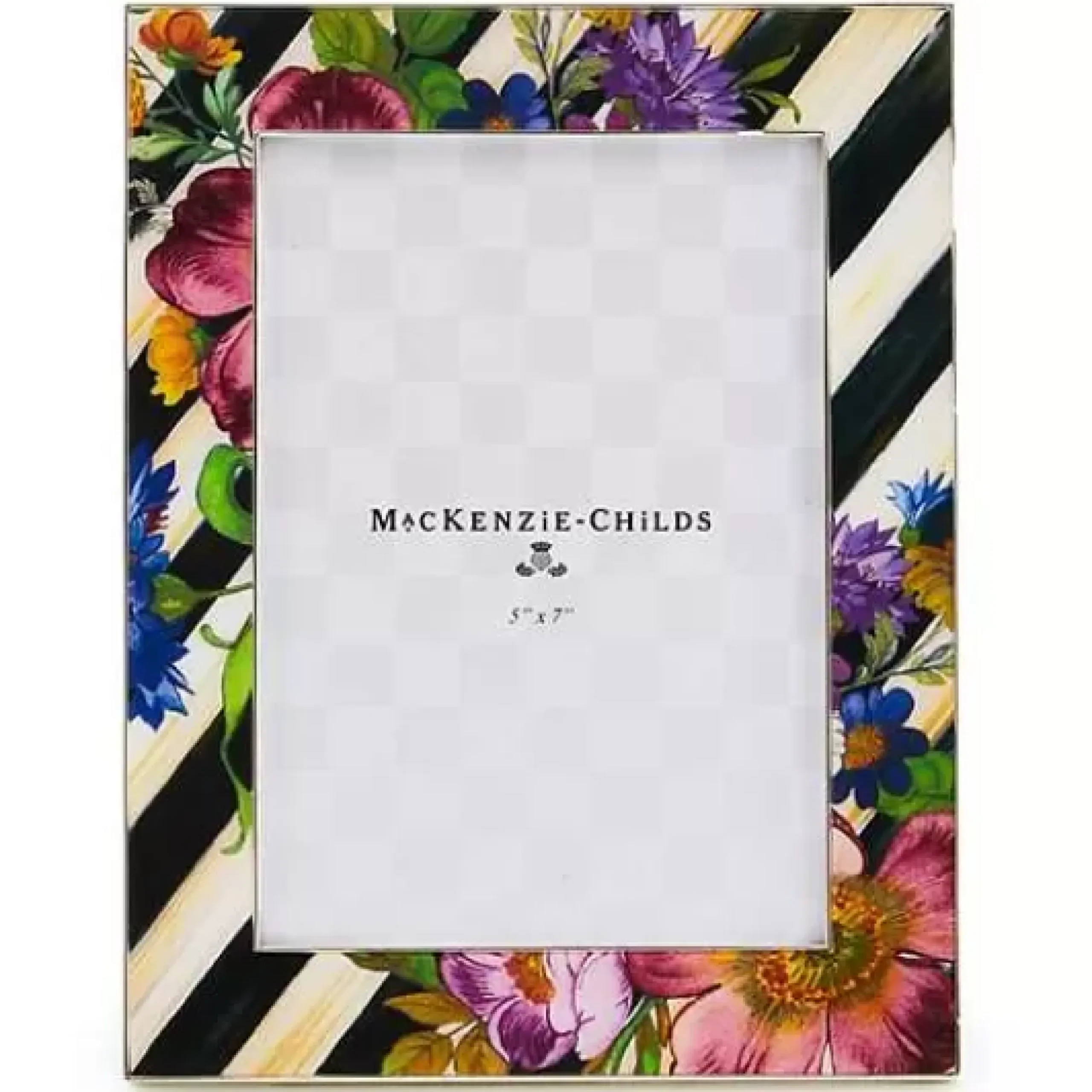 MacKenzie-Childs Flower Market Silver Plated 5x7 Frame< Room Accents