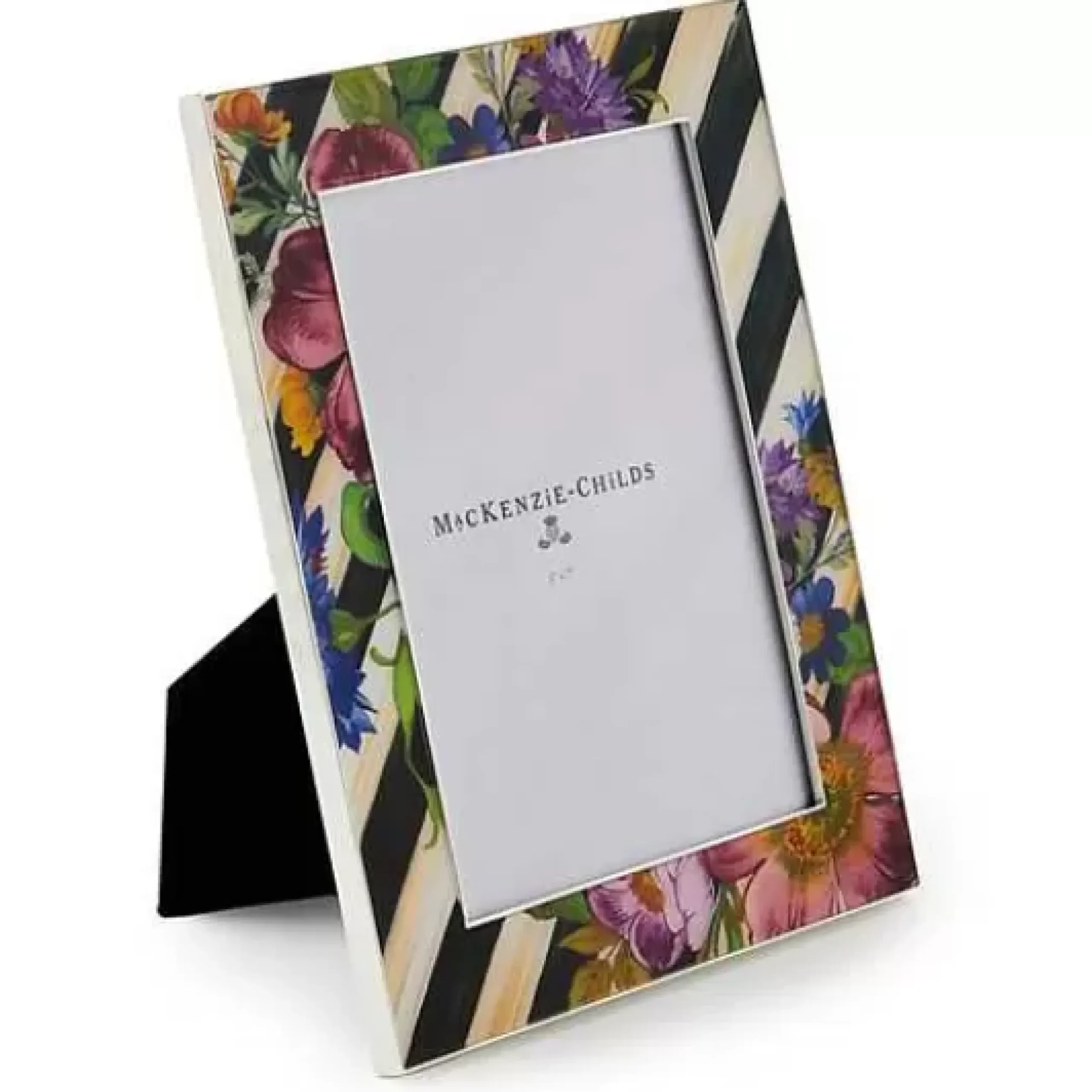 MacKenzie-Childs Flower Market Silver Plated 5x7 Frame< Room Accents