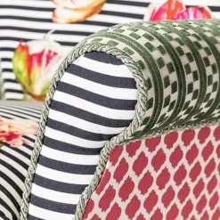 MacKenzie-Childs Flower Show Accent Chair< Living Room