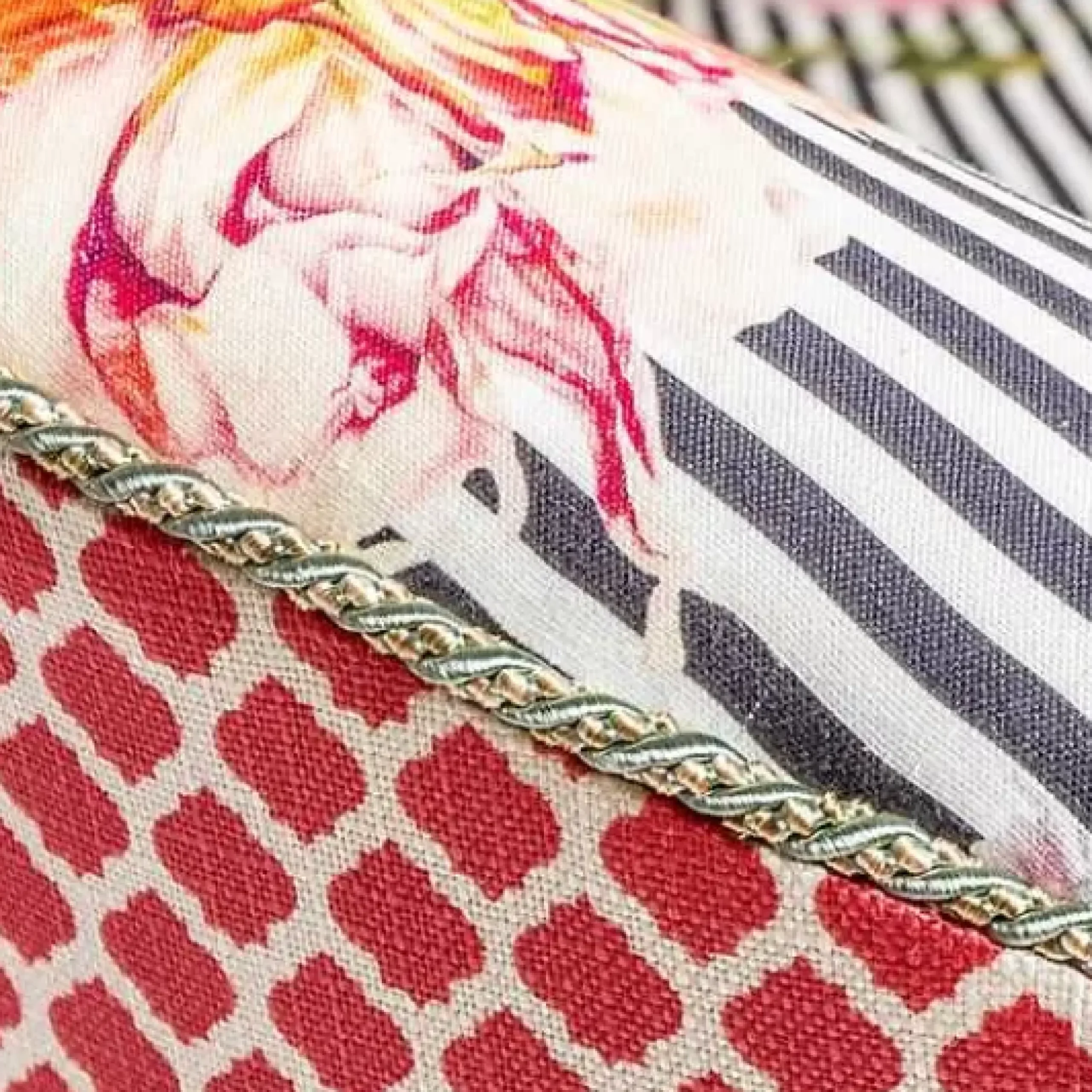 MacKenzie-Childs Flower Show Accent Chair< Living Room