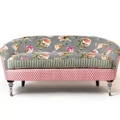 MacKenzie-Childs Flower Show Loveseat< Living Room