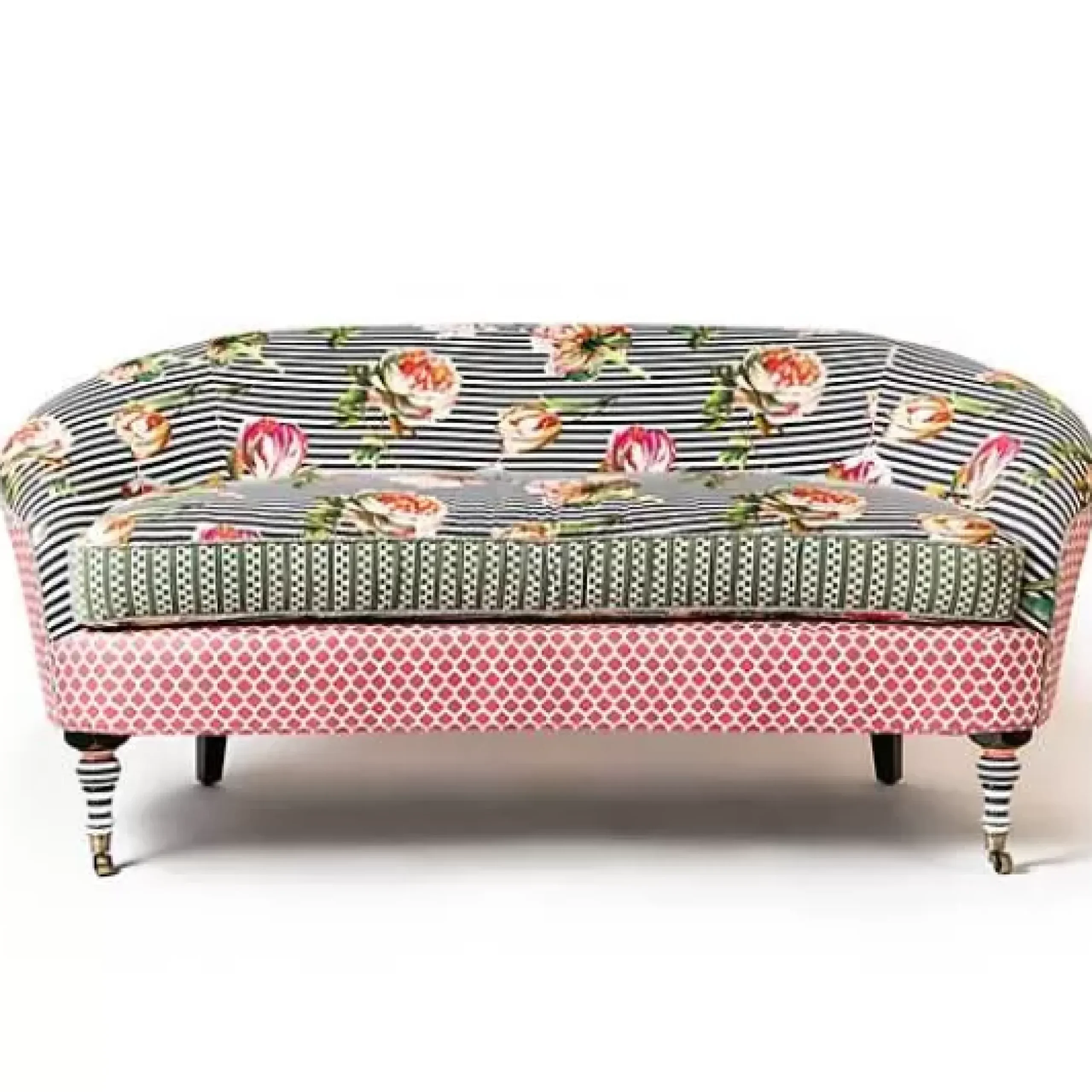 MacKenzie-Childs Flower Show Loveseat< Living Room