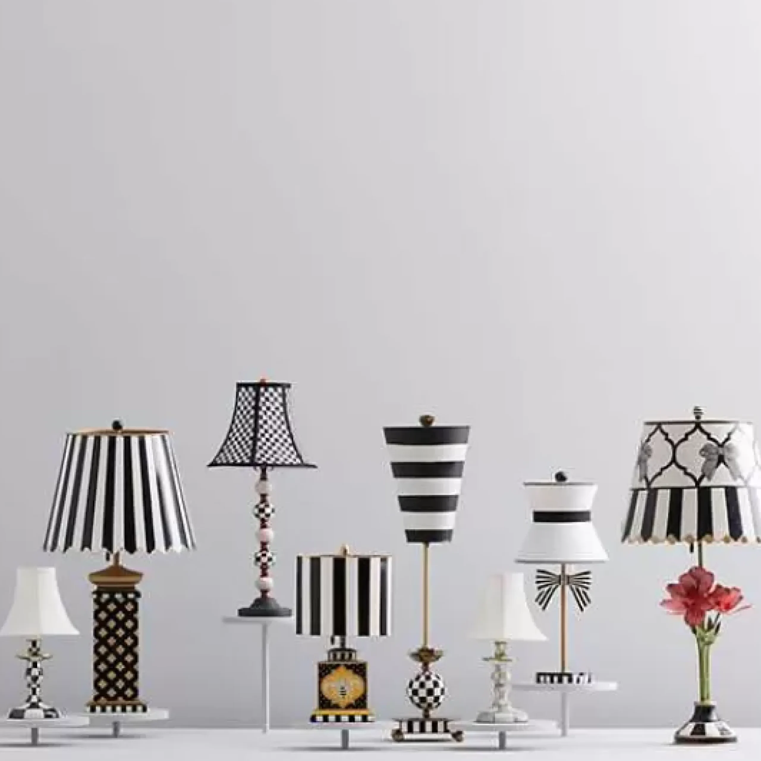 MacKenzie-Childs Flower Show Table Lamp< Lighting