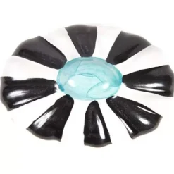 MacKenzie-Childs Fluted Knob - Black, White,  Water Fountain< Finishing Touches