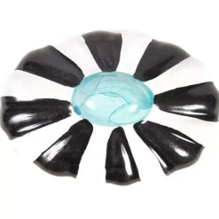 MacKenzie-Childs Fluted Knob - Black, White,  Water Fountain< Finishing Touches