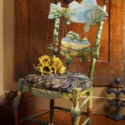 MacKenzie-Childs Forest Fish Chair< Dining Room & Kitchen