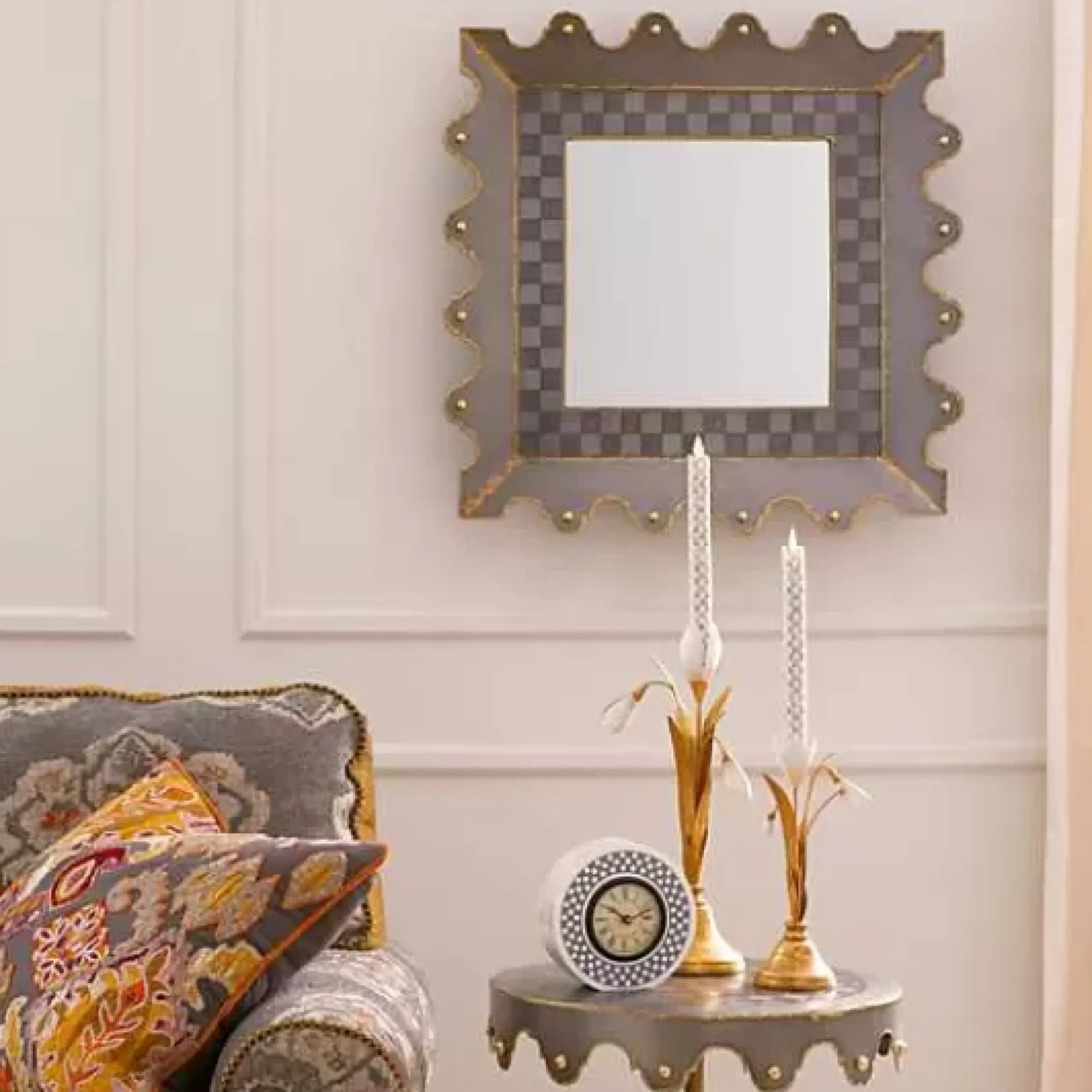 MacKenzie-Childs Foundry Wall Mirror< Room Accents