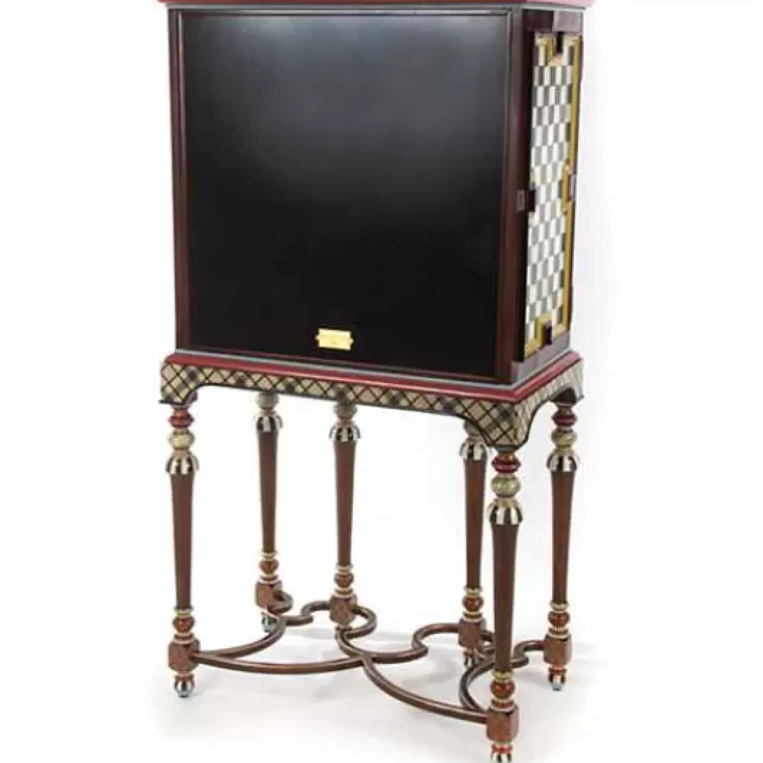 MacKenzie-Childs Foxtrot Bar Cabinet< Storage Furniture|Dining Room & Kitchen