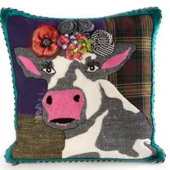 MacKenzie-Childs Frida Cowlo Throw Pillow< Pillows, Throws, & Cushions