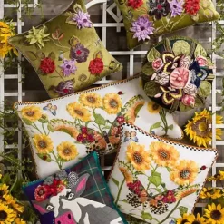 MacKenzie-Childs Frida Cowlo Throw Pillow< Pillows, Throws, & Cushions