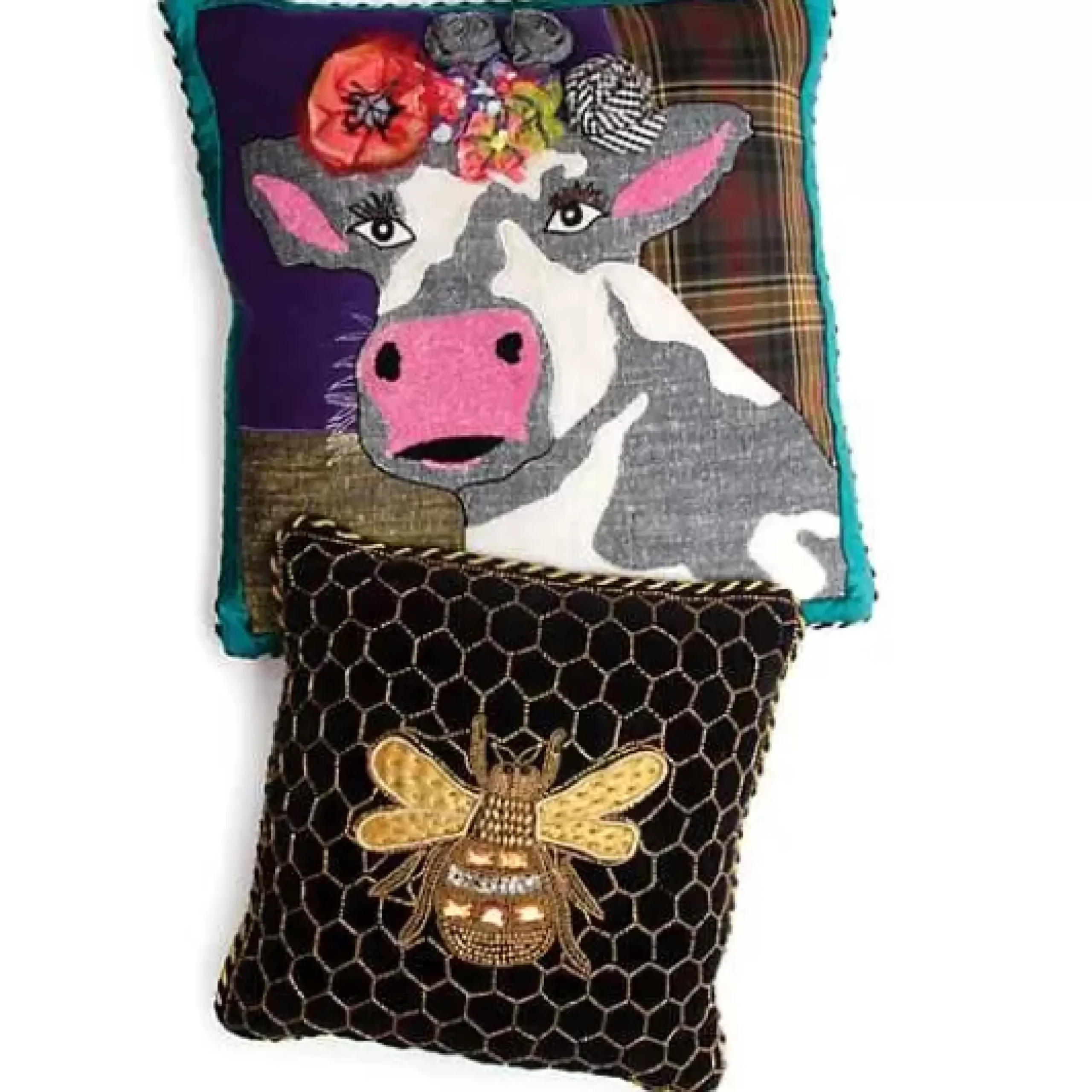MacKenzie-Childs Frida Cowlo Throw Pillow< Pillows, Throws, & Cushions