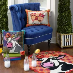 MacKenzie-Childs Frida Cowlo Throw Pillow< Pillows, Throws, & Cushions
