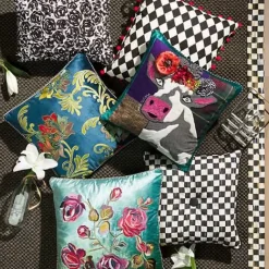 MacKenzie-Childs Frida Cowlo Throw Pillow< Pillows, Throws, & Cushions