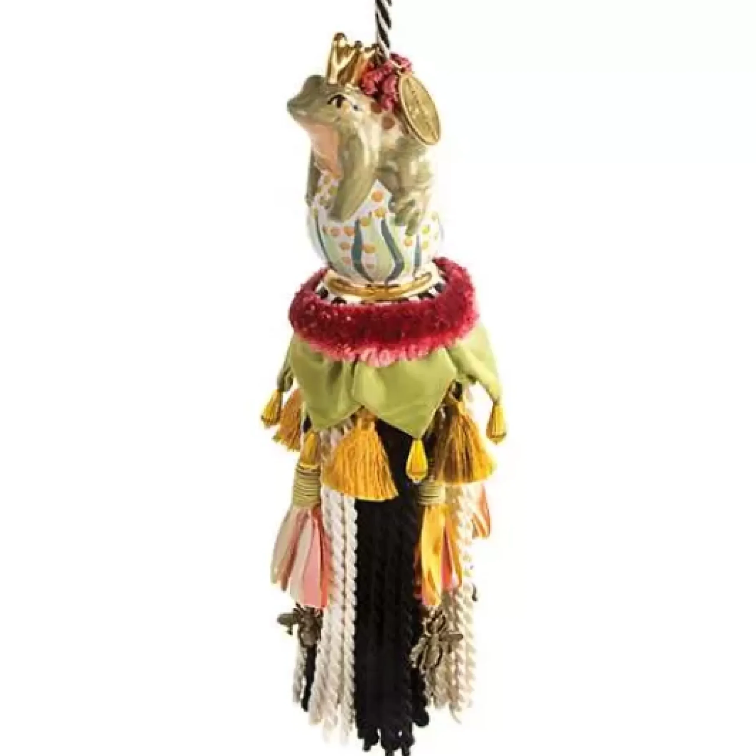 MacKenzie-Childs Frog Ceramic Tassel< Finishing Touches|Room Accents