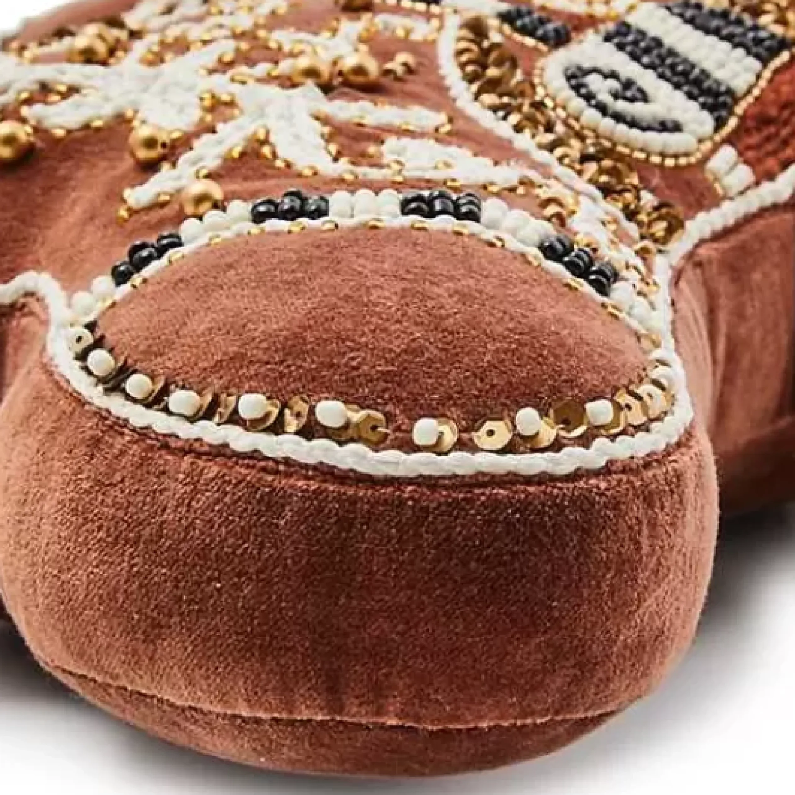 MacKenzie-Childs Gingerbread Boy Shaped Throw Pillow< Holiday|Pillows, Throws, & Cushions