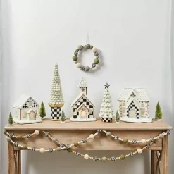 MacKenzie-Childs Gingerbread Illuminated Church< Holiday|Room Accents