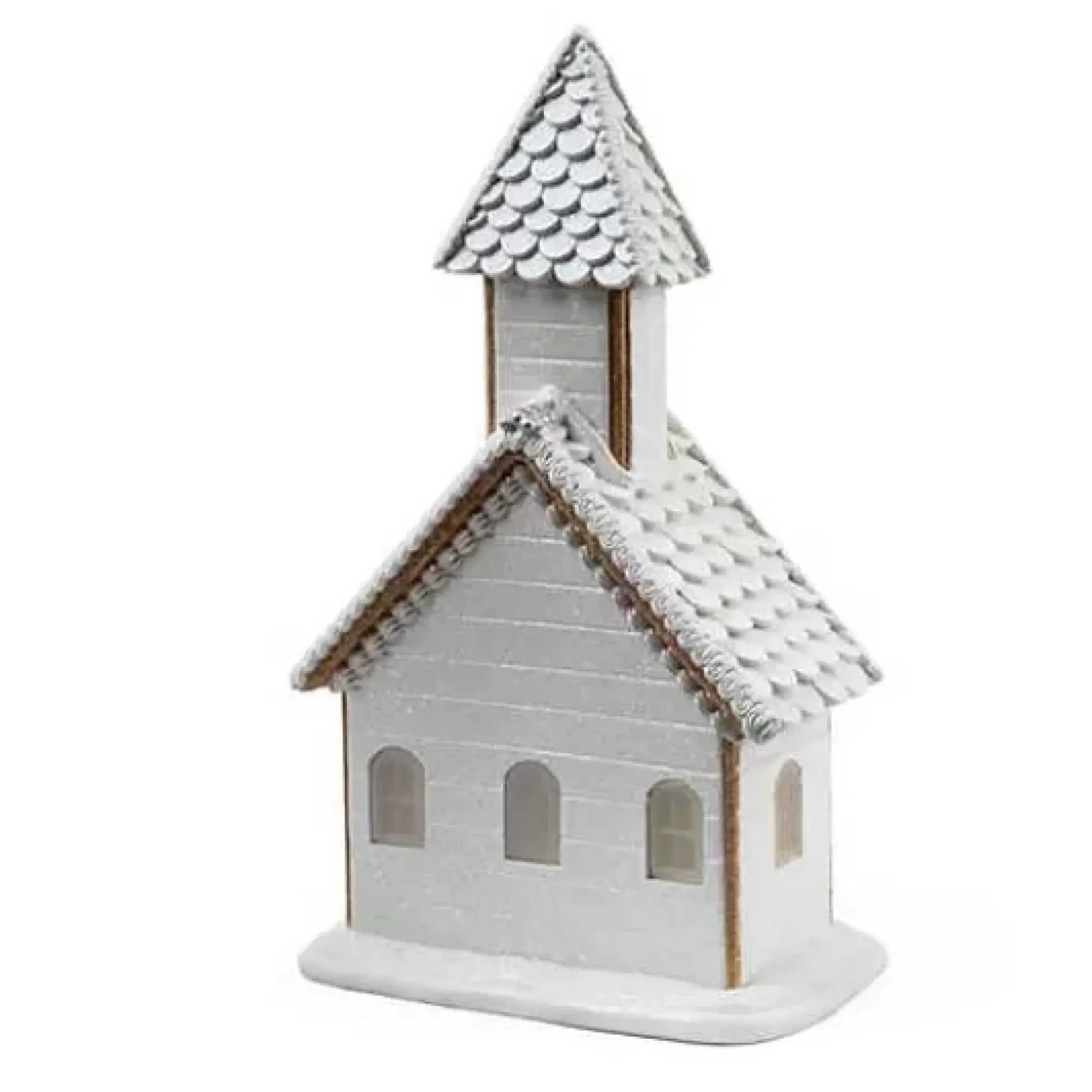 MacKenzie-Childs Gingerbread Illuminated Church< Holiday|Room Accents