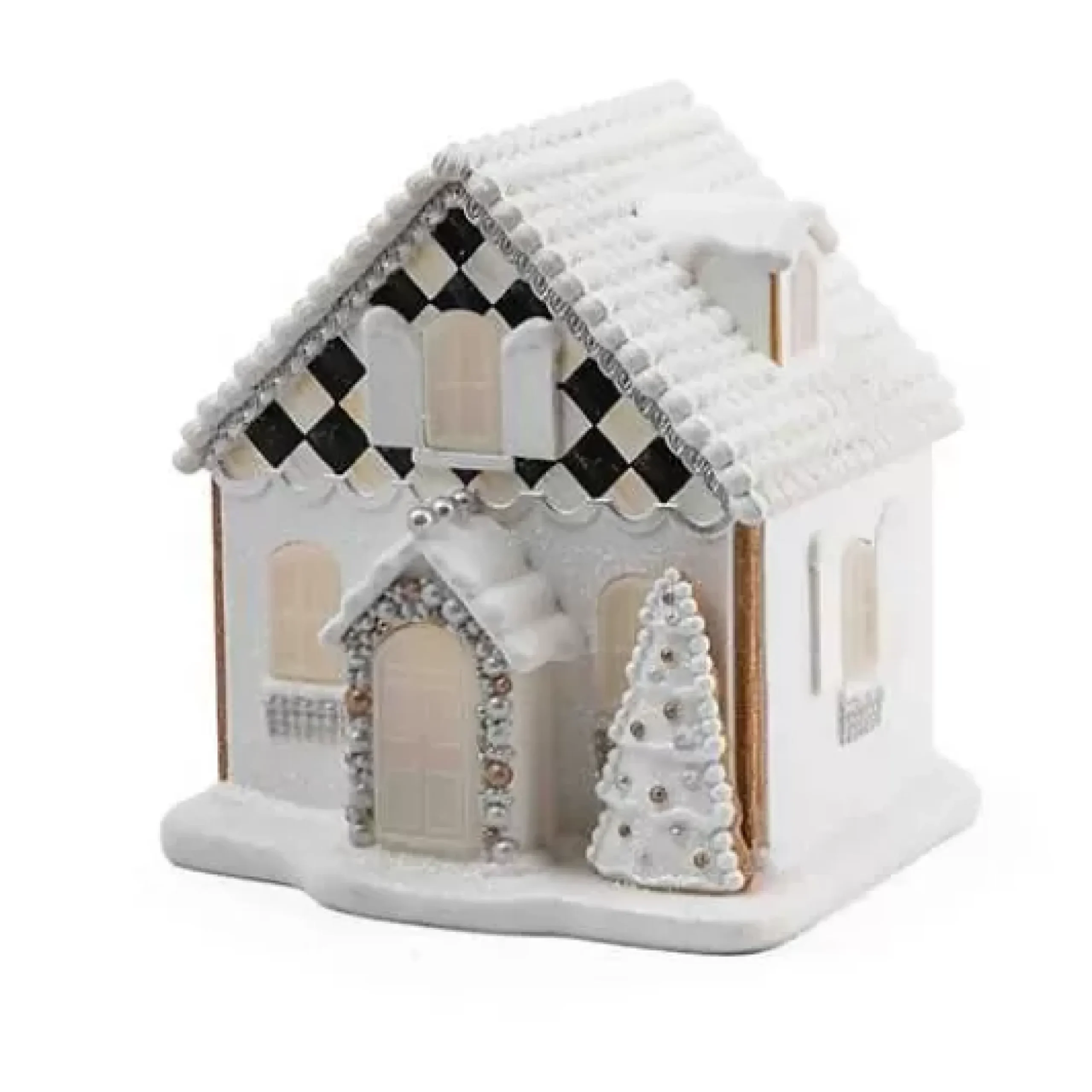 MacKenzie-Childs Gingerbread Illuminated Cottage< Holiday|Room Accents