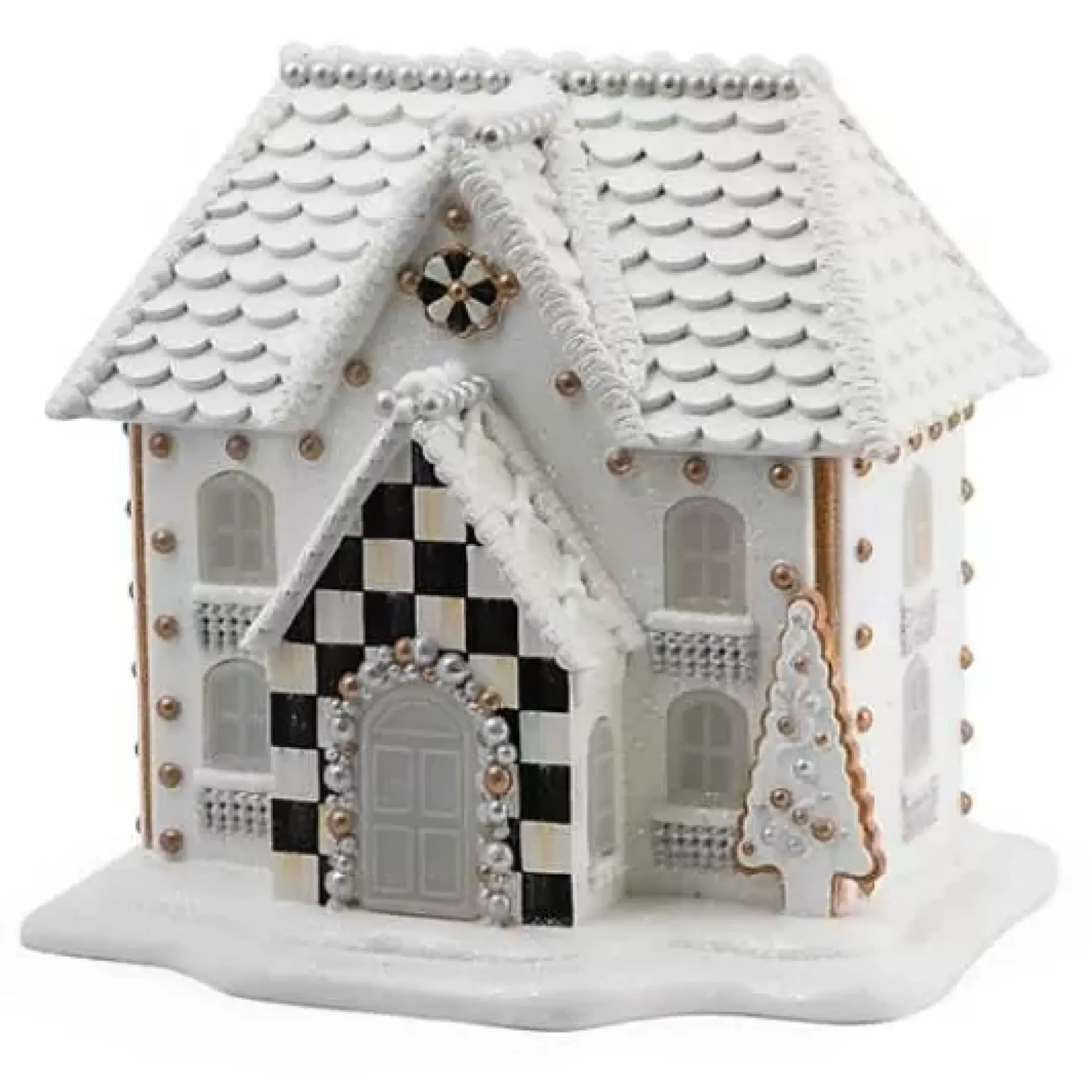 MacKenzie-Childs Gingerbread Illuminated House< Holiday|Room Accents