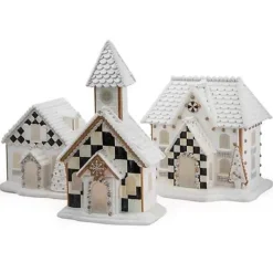 MacKenzie-Childs Gingerbread Illuminated House< Holiday|Room Accents