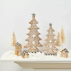 MacKenzie-Childs Gingerbread Illuminated Mini Houses, Set of 3< Holiday|Decor Sets