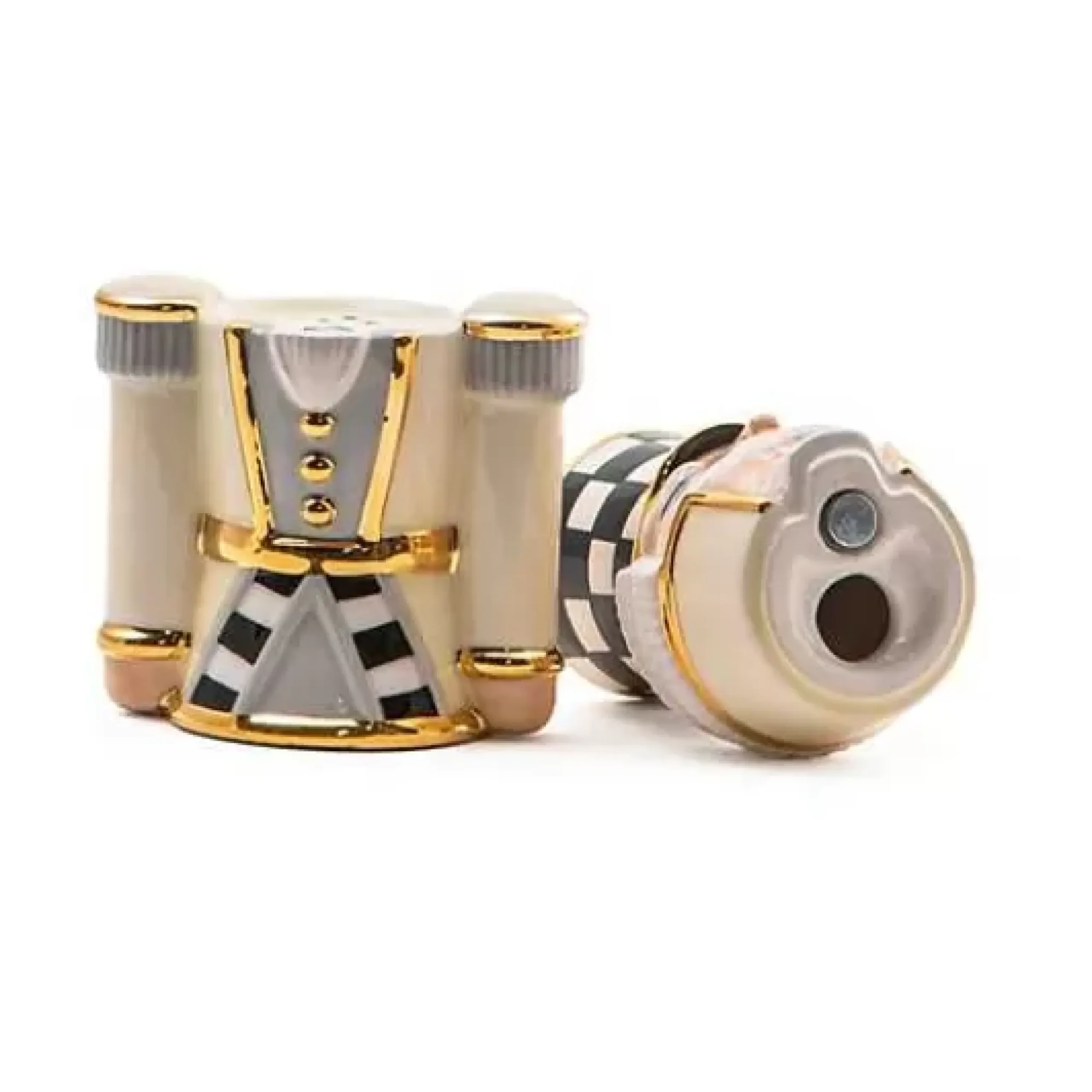 MacKenzie-Childs Glam Up Buckingham Nutcracker Salt Pepper Set< Holiday|Decor Sets