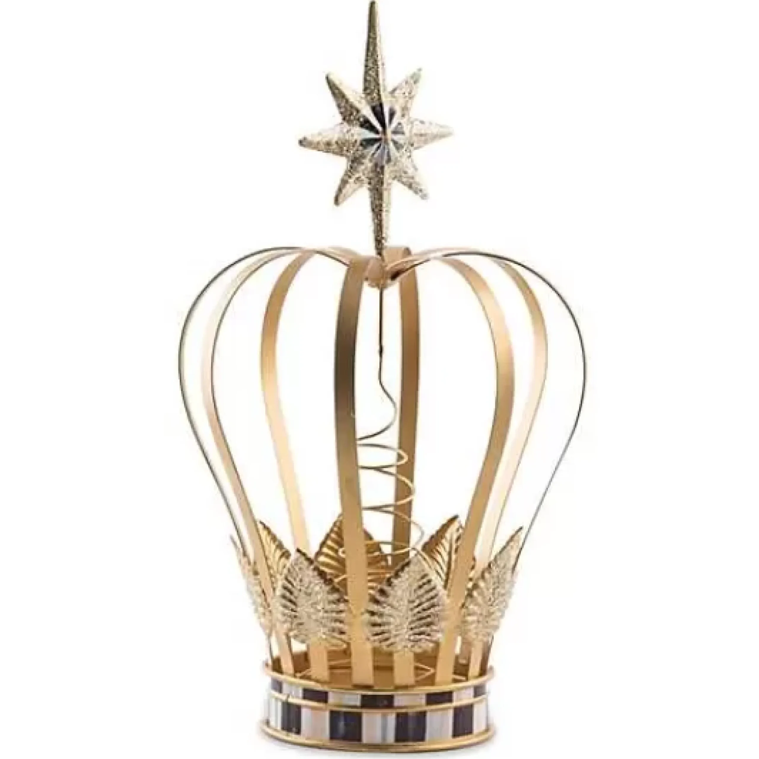 MacKenzie-Childs Glam Up Crown Tree Topper< Holiday|Room Accents