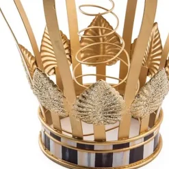 MacKenzie-Childs Glam Up Crown Tree Topper< Holiday|Room Accents