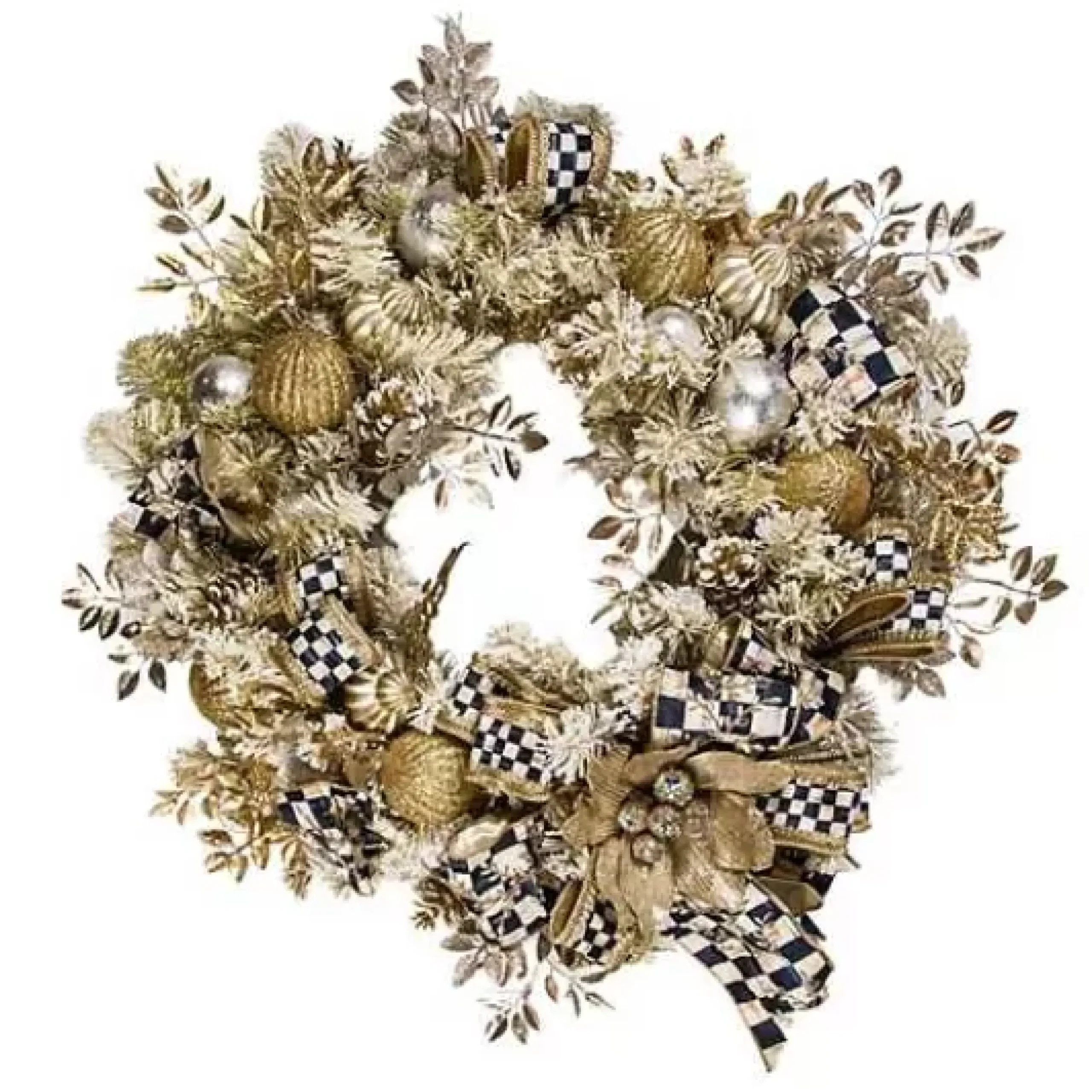 MacKenzie-Childs Glam Up Illuminated Wreath< Holiday|Greenery & Florals