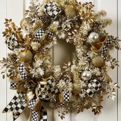 MacKenzie-Childs Glam Up Illuminated Wreath< Holiday|Greenery & Florals