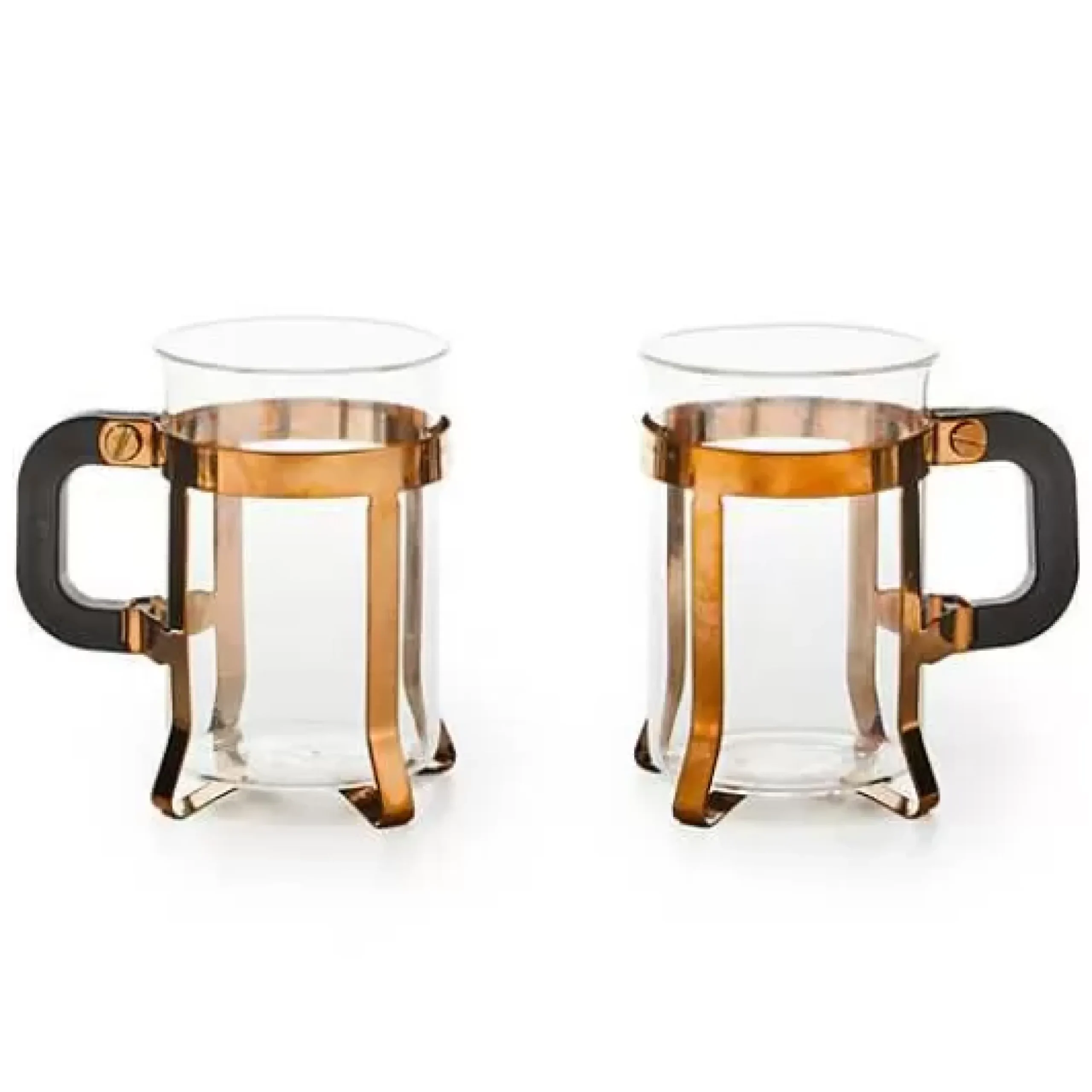 MacKenzie-Childs Glass Coffee Cup, Set of 2< The Coffee Shop|Fall Entertaining