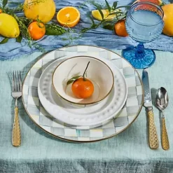 MacKenzie-Childs Gold Check Flatware 5-Piece Place Setting< Dinnerware & Flatware