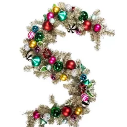 MacKenzie-Childs Granny Kitsch Illuminated Garland< Holiday|Greenery & Florals