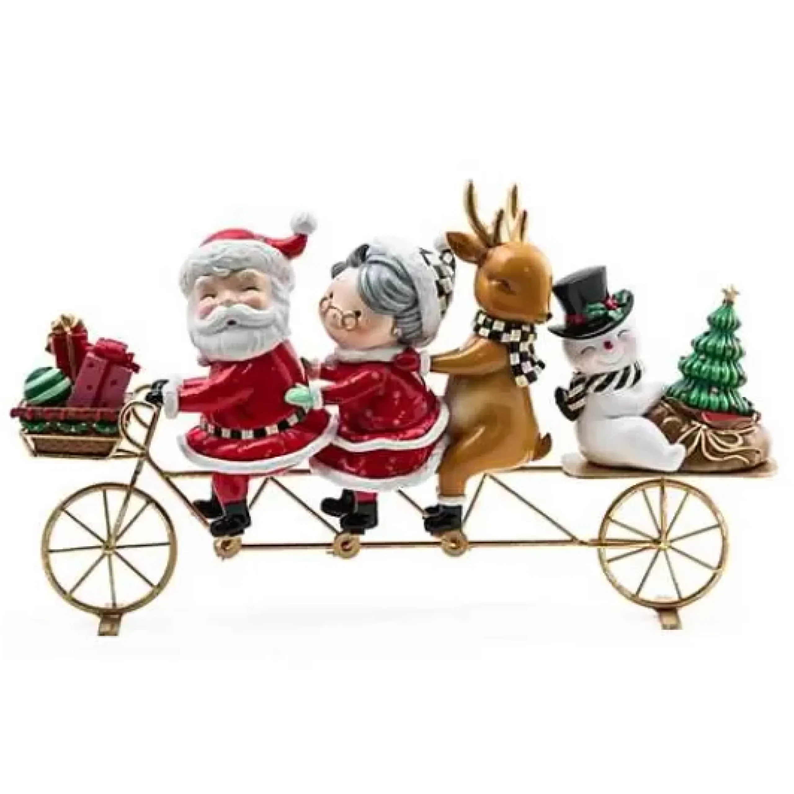 MacKenzie-Childs Granny Kitsch Santa and Company< Holiday|Room Accents