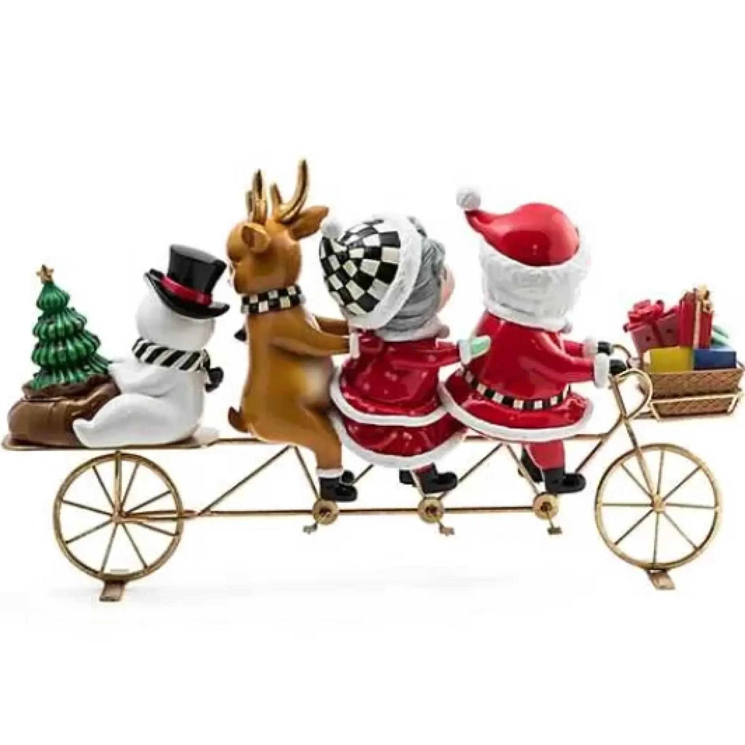 MacKenzie-Childs Granny Kitsch Santa and Company< Holiday|Room Accents