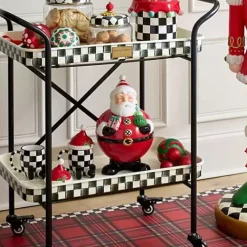 MacKenzie-Childs Granny Kitsch Santa Cookie Jar< Holiday|Room Accents