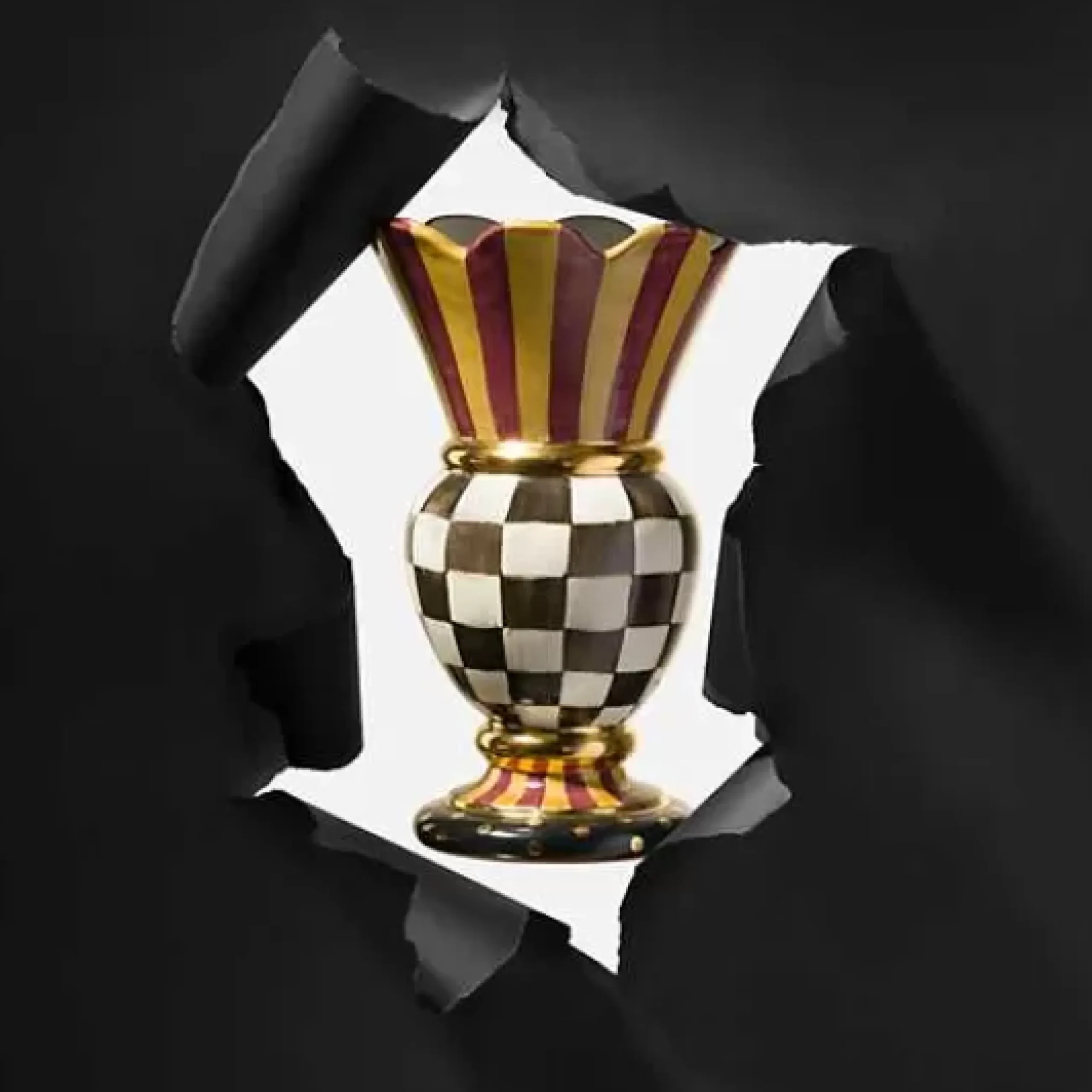 MacKenzie-Childs Great Vase< Room Accents|Fall Entertaining