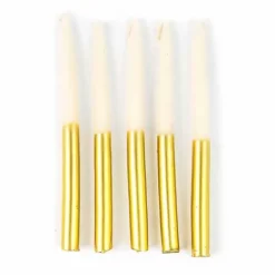 MacKenzie-Childs Hanukkah Gold Candle Set< Holiday|Candles & Fragrances