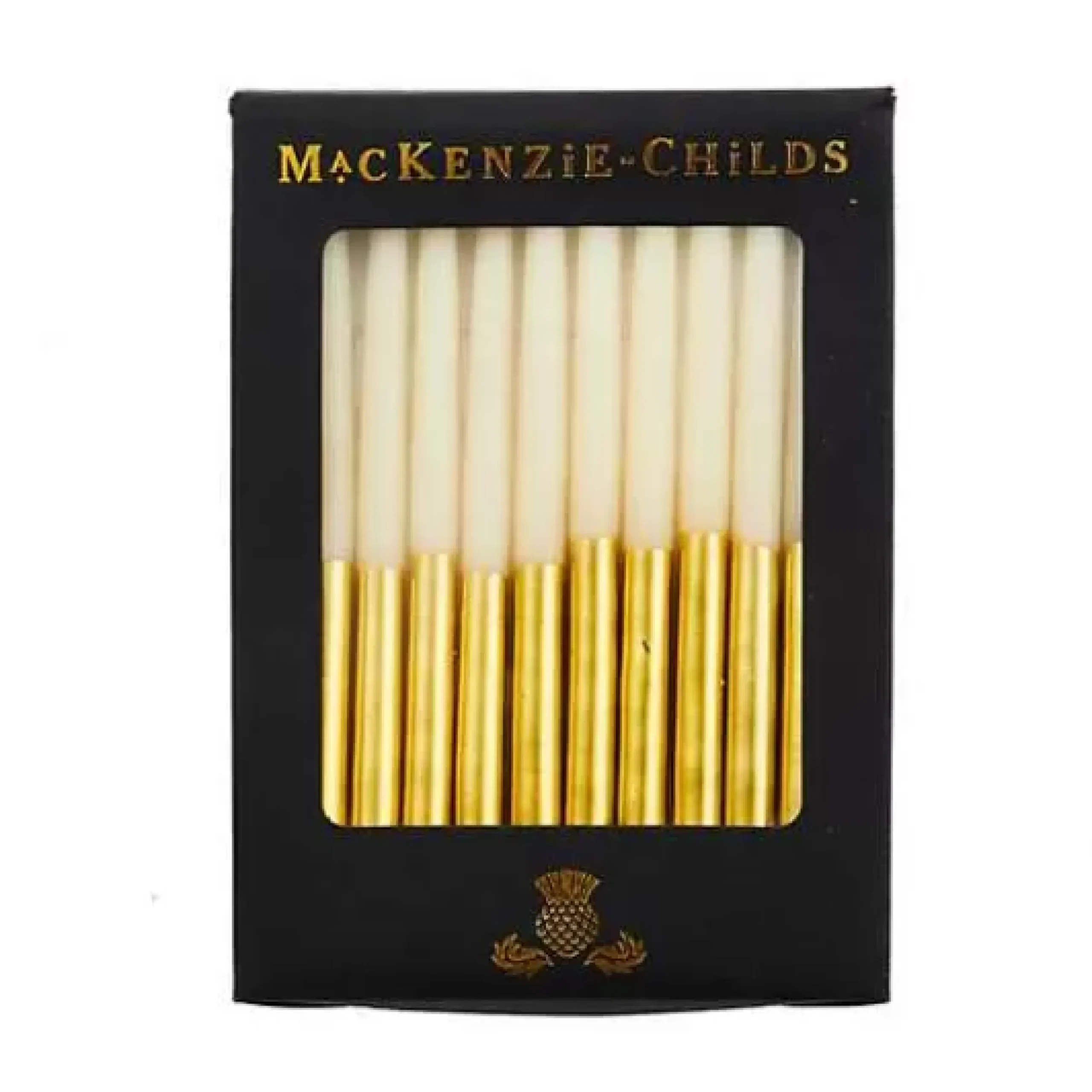 MacKenzie-Childs Hanukkah Gold Candle Set< Holiday|Candles & Fragrances