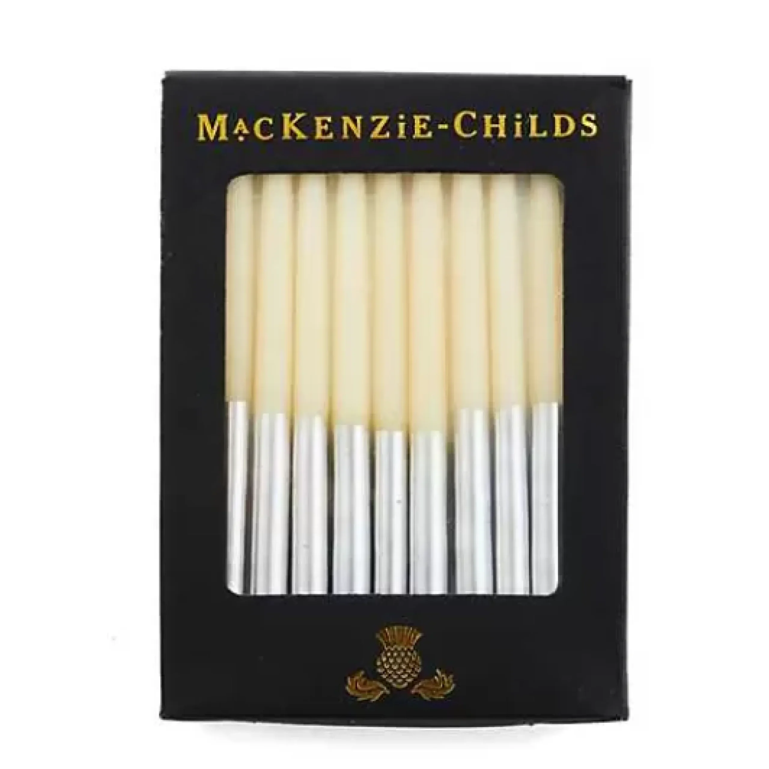 MacKenzie-Childs Hanukkah Silver Candle Set< Holiday|Candles & Fragrances