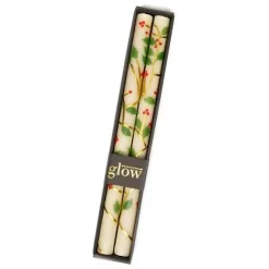 MacKenzie-Childs Holly Dinner Candles, Set of 2< Holiday|Candles & Fragrances
