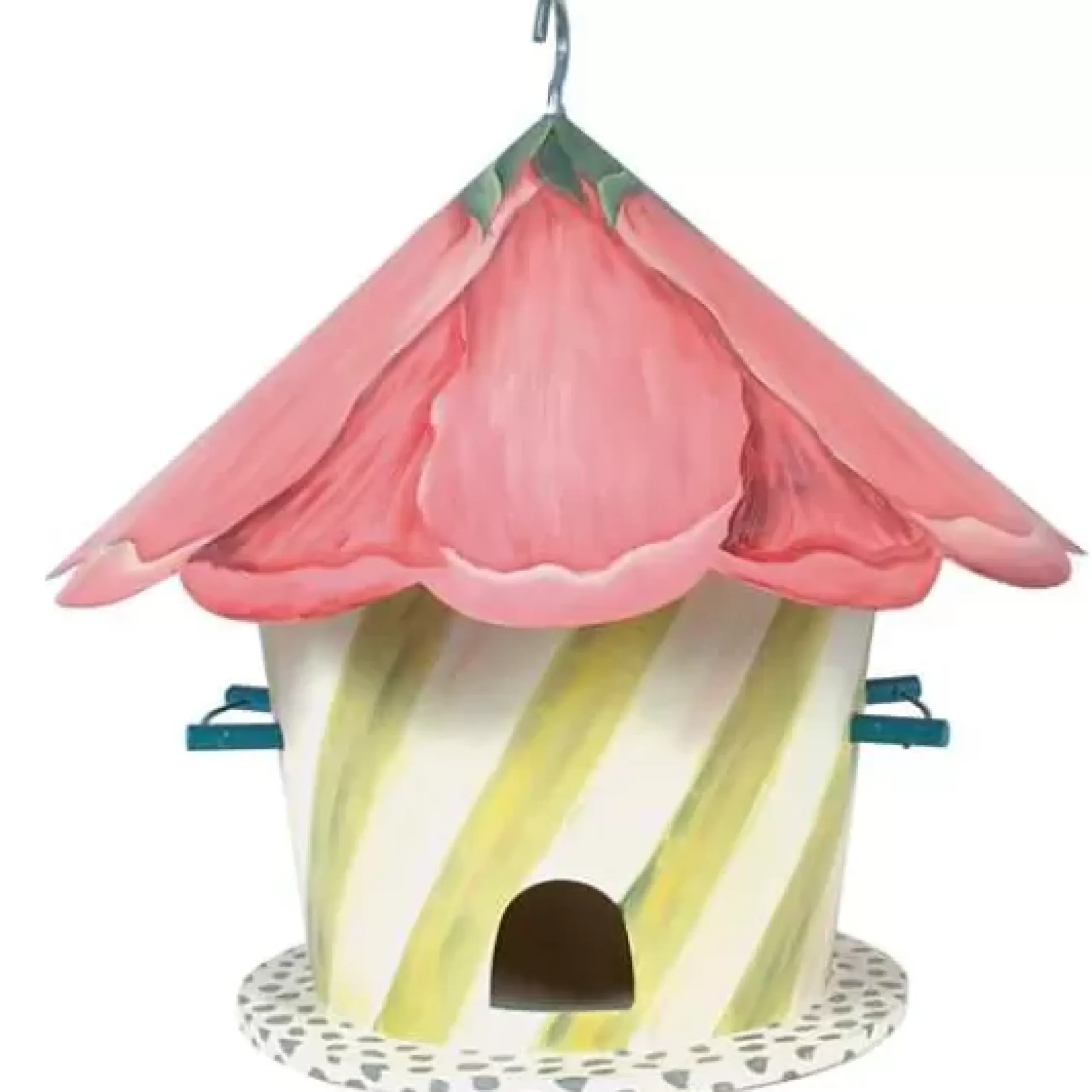 MacKenzie-Childs Hollyhock Birdhouse< Spring|Outdoor