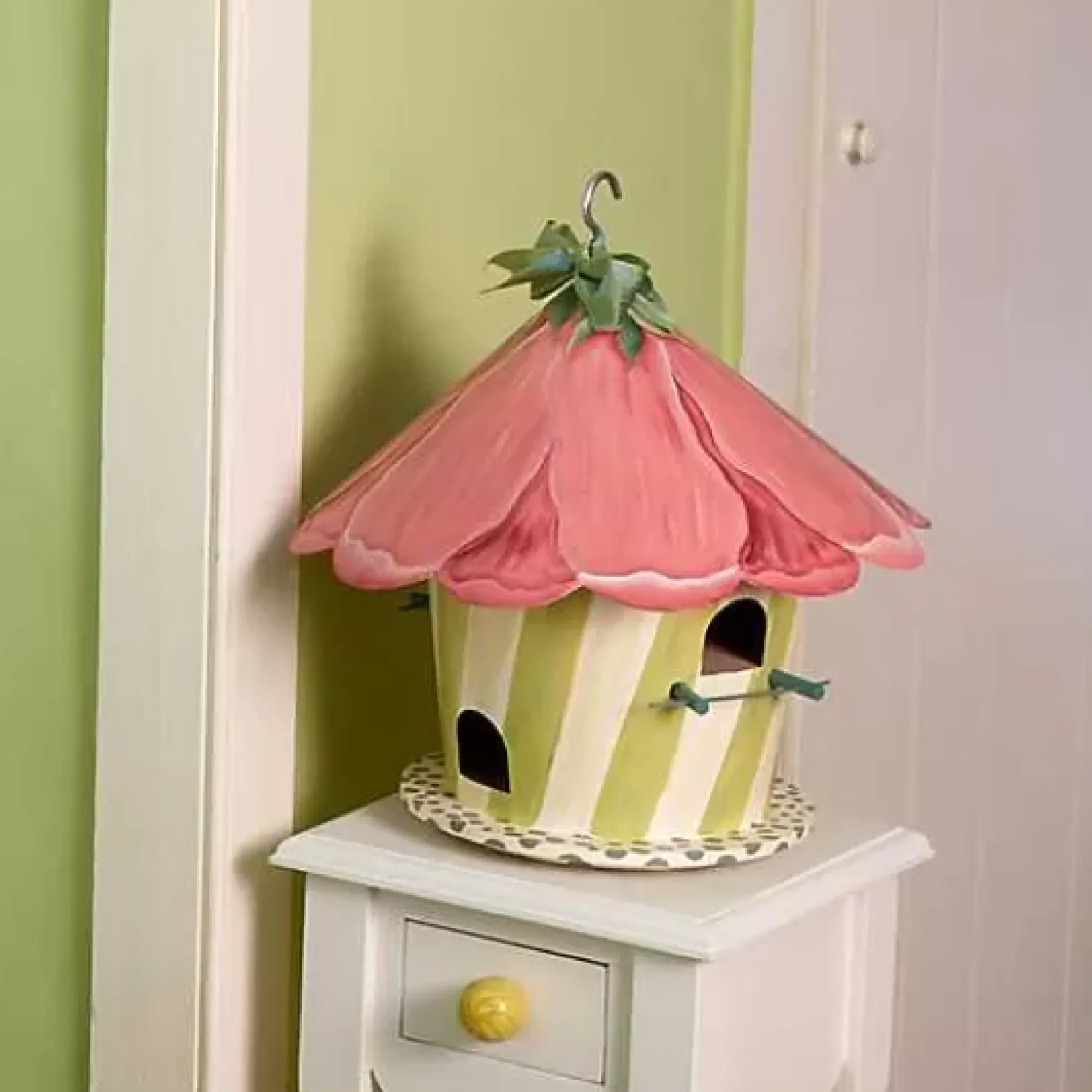 MacKenzie-Childs Hollyhock Birdhouse< Spring|Outdoor