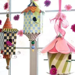 MacKenzie-Childs Hollyhock Birdhouse< Spring|Outdoor