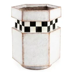 MacKenzie-Childs Honeycomb Outdoor Planter< Spring|Greenery & Florals