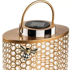 MacKenzie-Childs Honeycomb Small Tin Solar Lantern< Spring|The Fall Shop