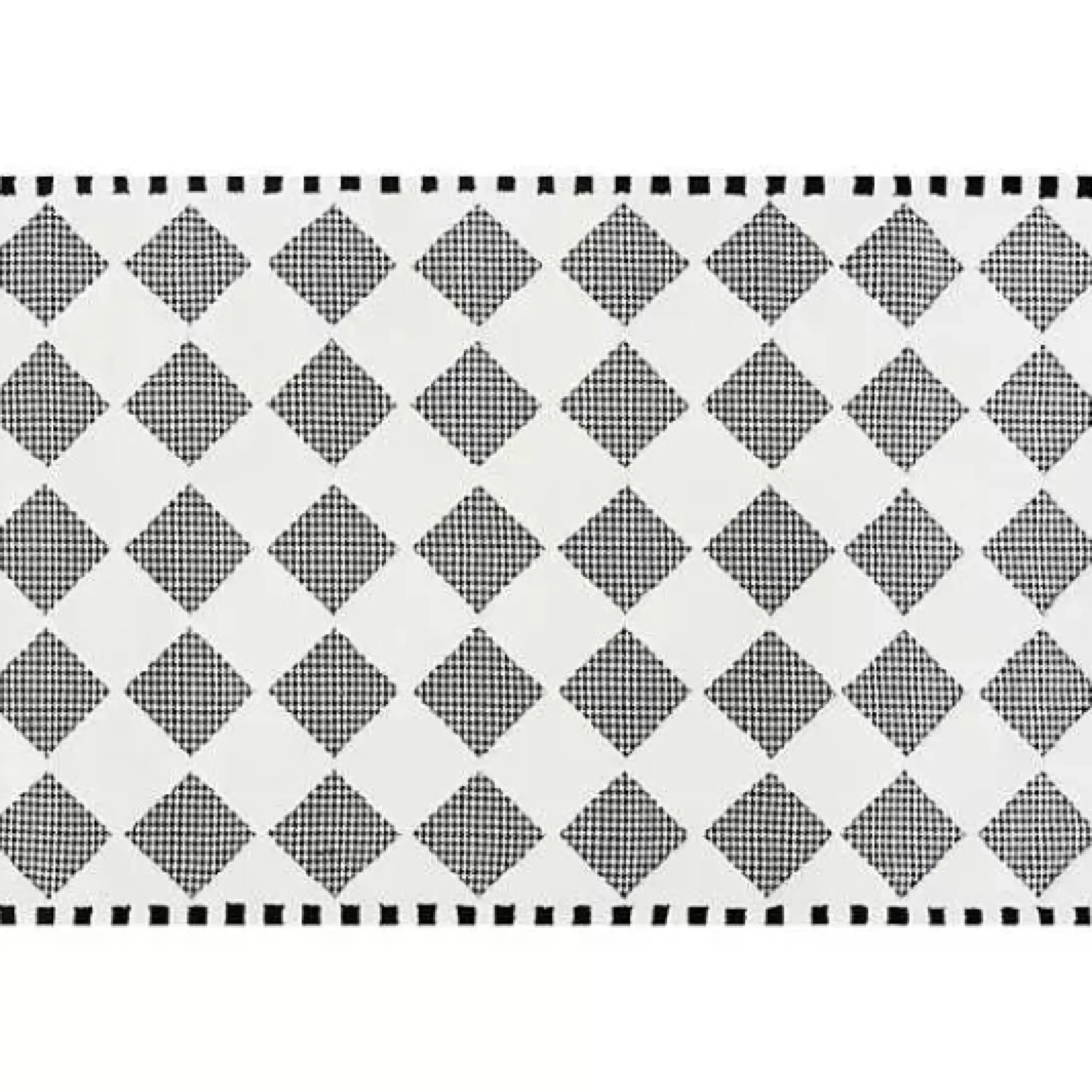 MacKenzie-Childs Houndstooth Check Diamond 5' x 8' Rug< Rugs