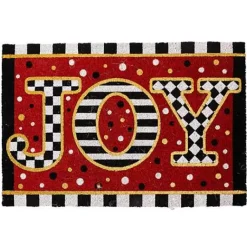MacKenzie-Childs Joy Entrance Mat< Holiday|Rugs